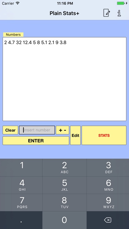 Plain Stats Plus
