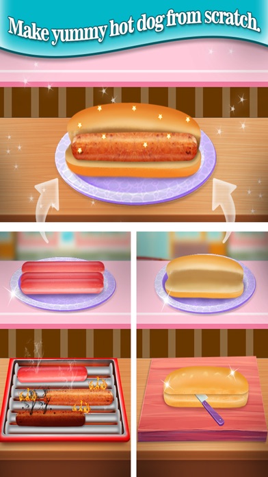 Hot n Spicy Hotdog Stand Cooking Fun screenshot 3