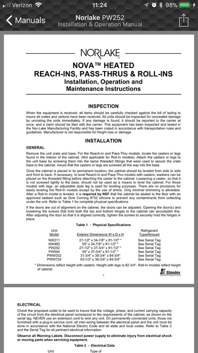 Nor-Lake/Master-Bilt OEM Parts screenshot 2