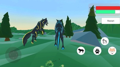 Wild Wolf Simulator 3D screenshot 2