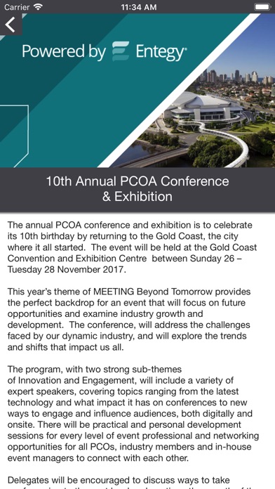 PCOA Conference & Exhibition screenshot 2