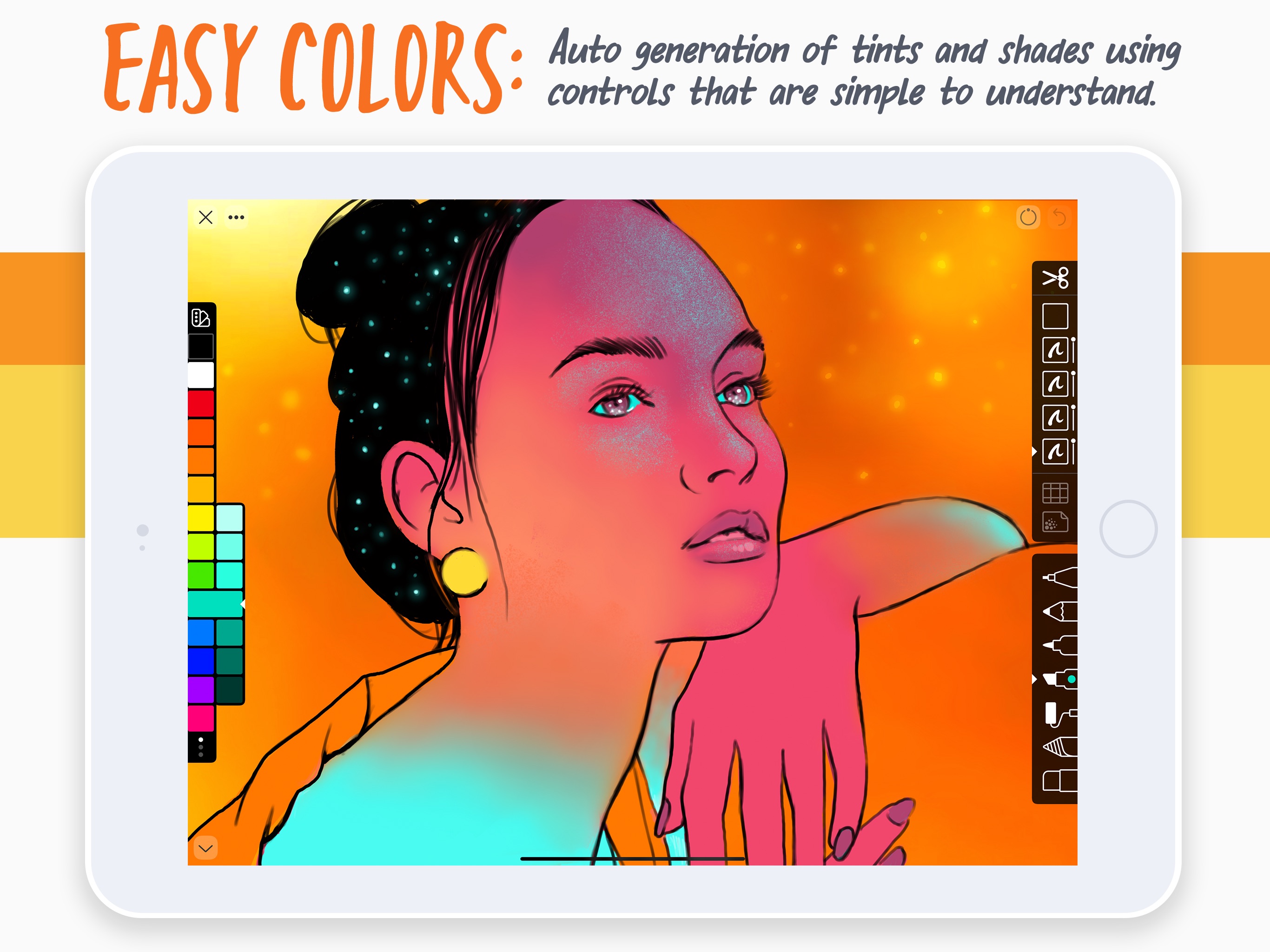 Screenshot do app Linea Sketch