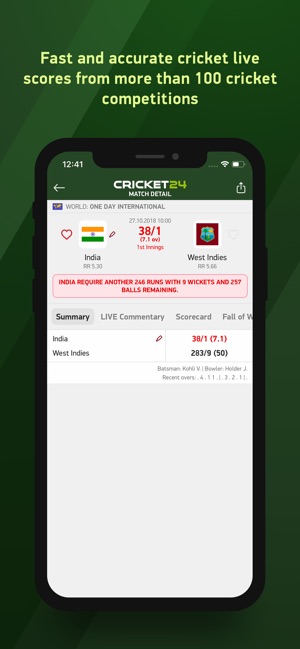 Cricket 24 - live scores