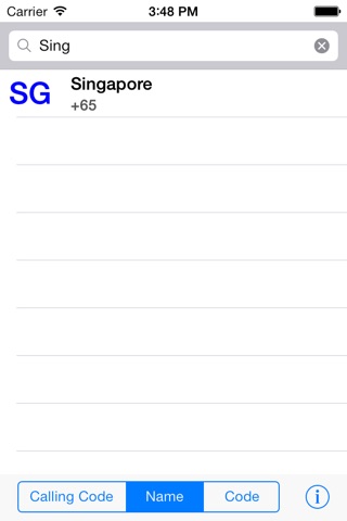 Country Code Directory screenshot 4