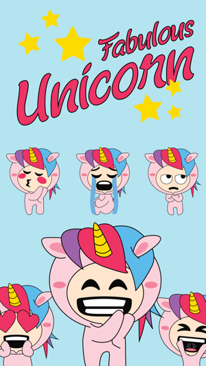 Fabulous Unicorn Emoji