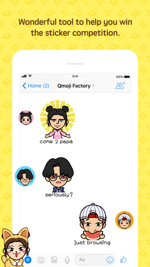 Qmoji - Avatar Emoji by Faceq(圖3)-速報App