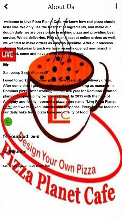 Live Pizza Planet Cafe screenshot 2