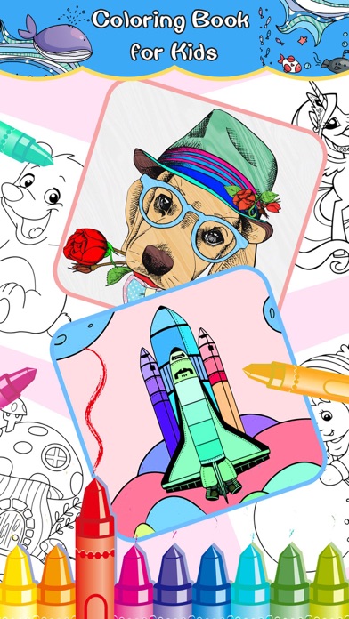 Kids Coloring Book ¤ screenshot 2