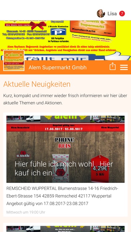 Alem Supermarkt Gmbh