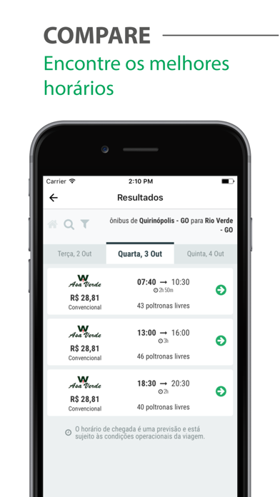 Viação Asa Verde screenshot 2