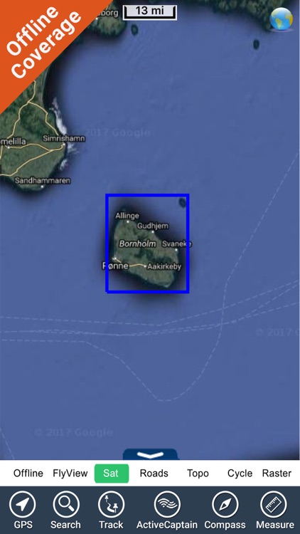 Bornholm (Denmark) charts GPS map Navigator screenshot-4