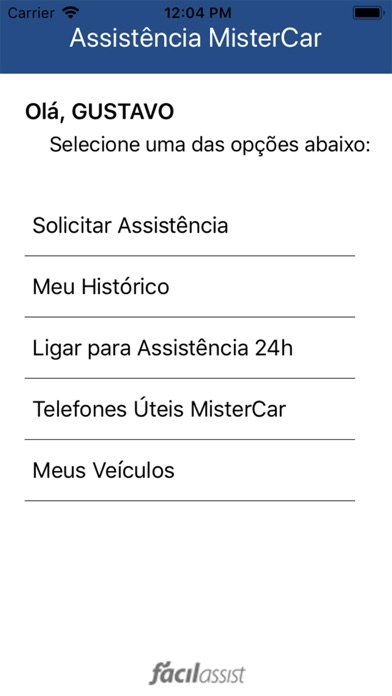 Assistência Mister Car screenshot 2