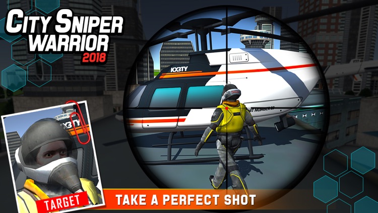 City Sniper Warrior 2018 - Army fps shooter 3D screenshot-4