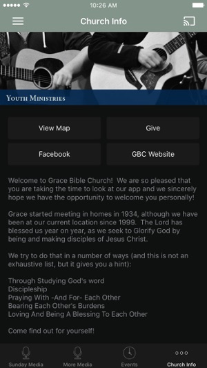 Grace Bible Church Bozeman(圖2)-速報App