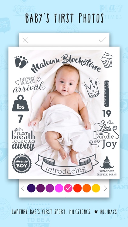 Giggly- baby bump pics editor