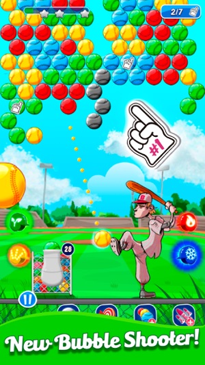 Baseball Bubble Shooter