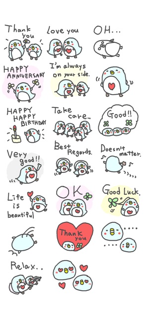 Penguin Happy Happy Stickers!(圖1)-速報App