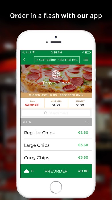 How to cancel & delete Tony & Tino's Takeaway Cork from iphone & ipad 1