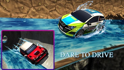 Frozen Water Car Racing Rally screenshot 2