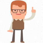 Genius Boy Animated Stickers