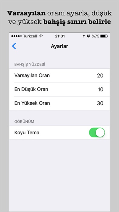 Bahşiş - Kolay Yüzde Hesaplama screenshot 4