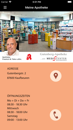 Gutenberg-Apotheke - Teller