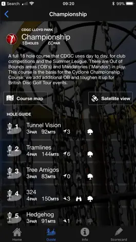 Game screenshot Croydon Disc Golf Club hack