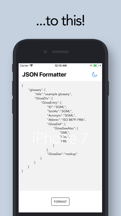 JSON Formatter screenshot 2