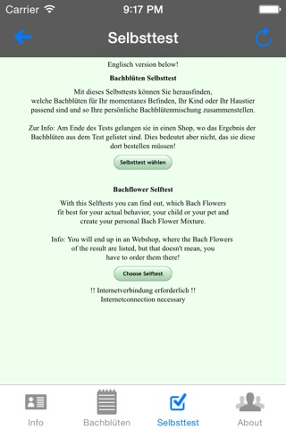 Bachblüten Info und Test screenshot 3