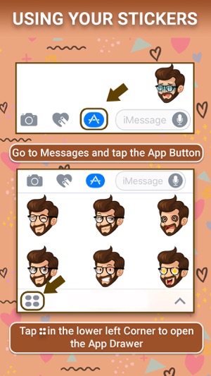 Beard Man : Animated Stickers(圖1)-速報App