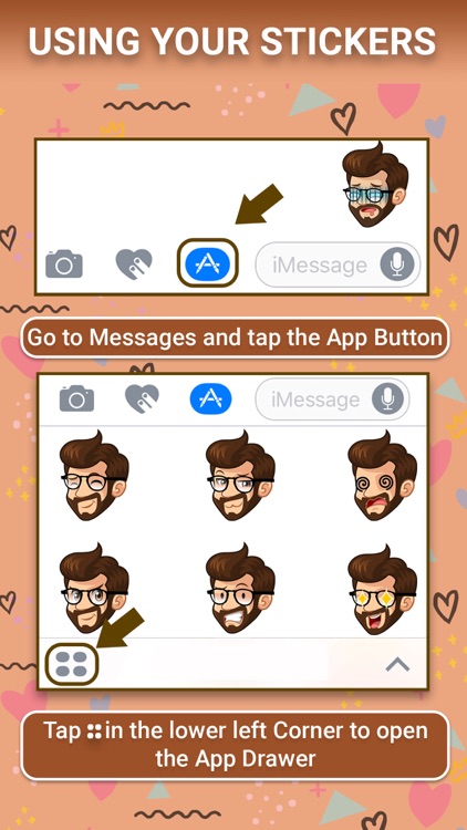 Beard Man : Animated Stickers