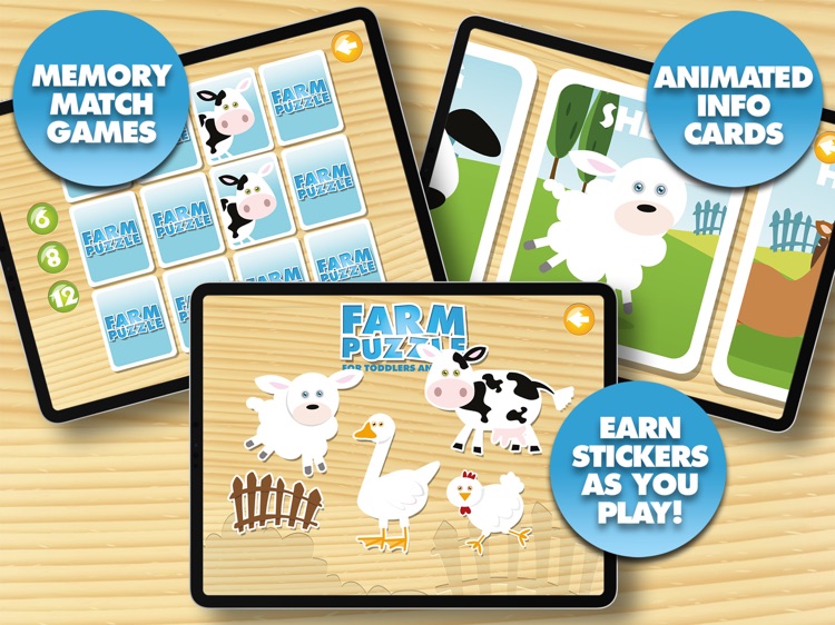 Farm Animal Puzzle screenshot-3