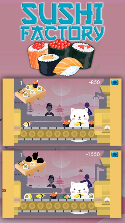 Cat ’s sushi factory game screenshot-3