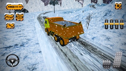 Snow Plow Truck Driver Game screenshot 2