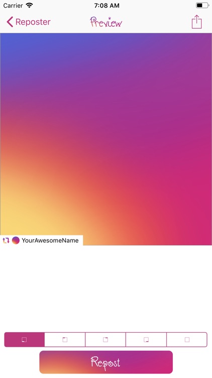 Reposter for Instagram.