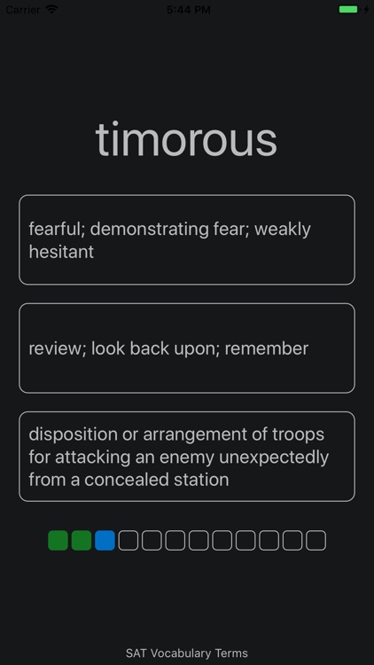 SAT Vocabulary Terms