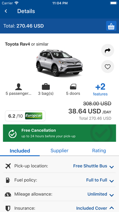 Car Rental Carngo car hire App screenshot 2