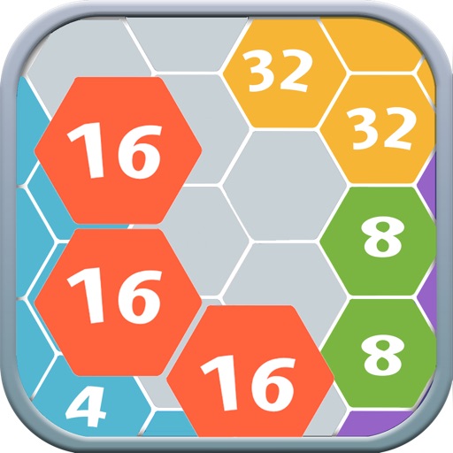 Hexagon - Connect Number Icon