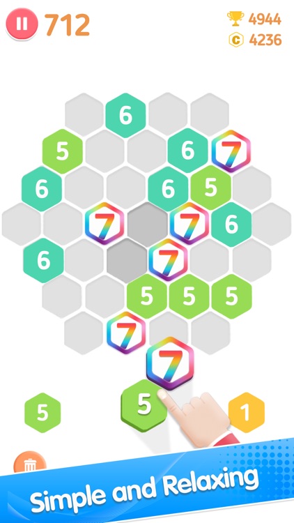 Hexa Puzzledom screenshot-3