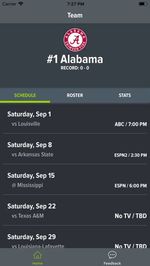 Alabama Football 2018(圖1)-速報App