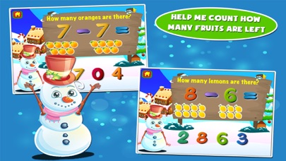 How to cancel & delete Snowman Preschool Math Games from iphone & ipad 3