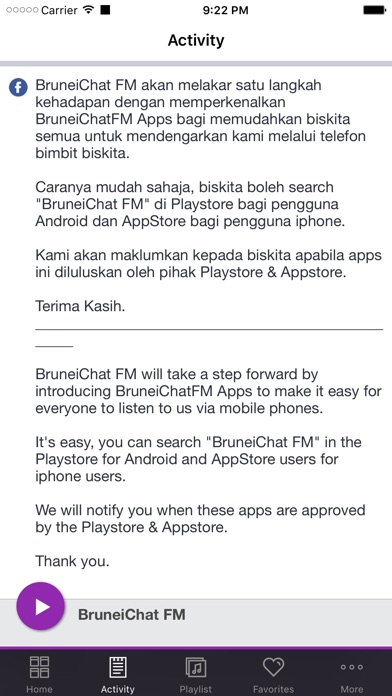 BruneiChat FM screenshot 2