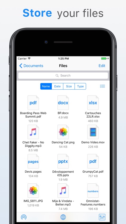 File Manager Wireless Storage