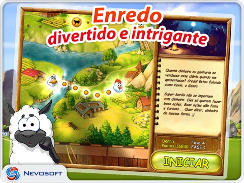 Supercow: funny farm arcade platformer HD Lite screenshot 2