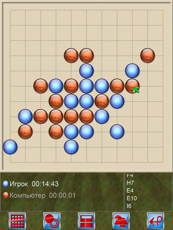 Гомоку V+ на iPad