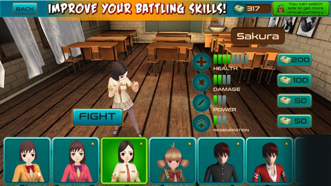 School Boy Chaos Fighting Game(圖3)-速報App