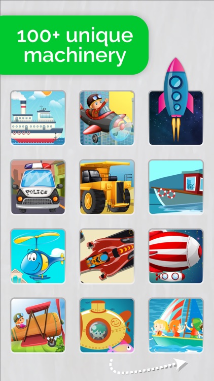 Cars, Planes: Puzzles Games for Kids & Toddler! screenshot-3