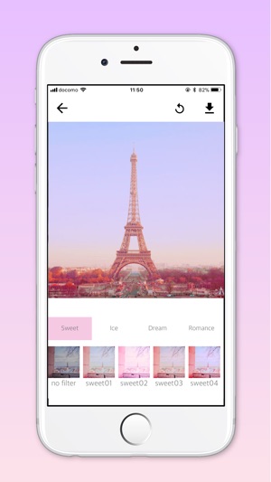 Sweetcamera ピンク加工 カメラアプリ をapp Storeで