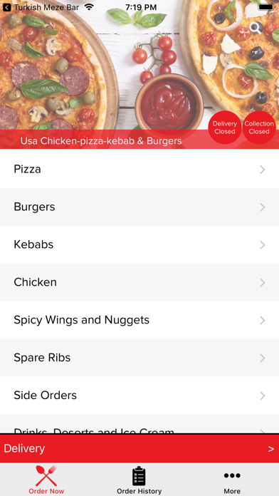 USA Chicken Pizza kebab Burger screenshot 2