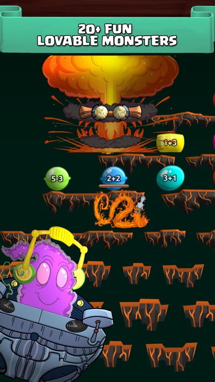 Monster Math Practice Games screenshot-3